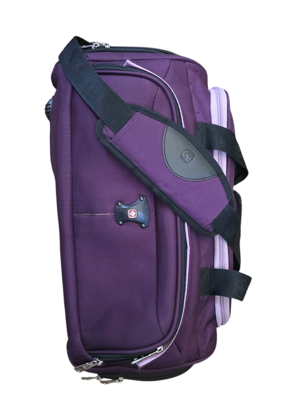 SwissGear Purple Carry Duffel Bag - Stylish Travel Companion
